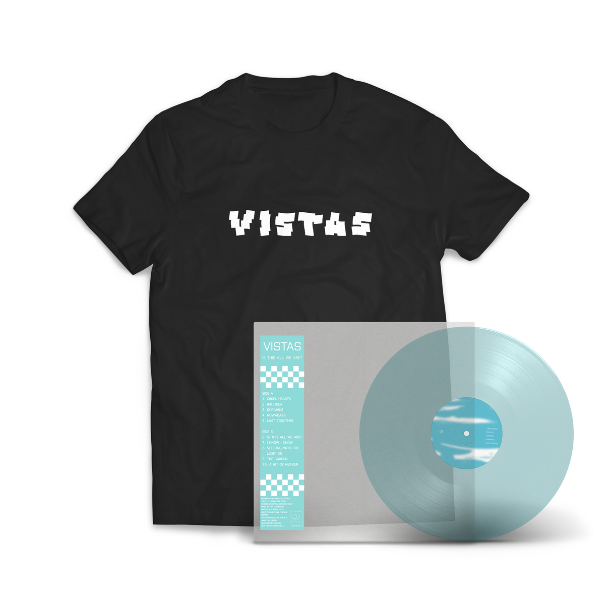 Vistas Tee + Vinyl Bundle (ITAWA Blue Ice)