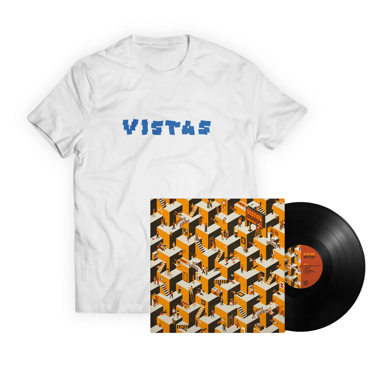 Vistas Tee + Vinyl Bundle (What Were You Hoping to Find?)