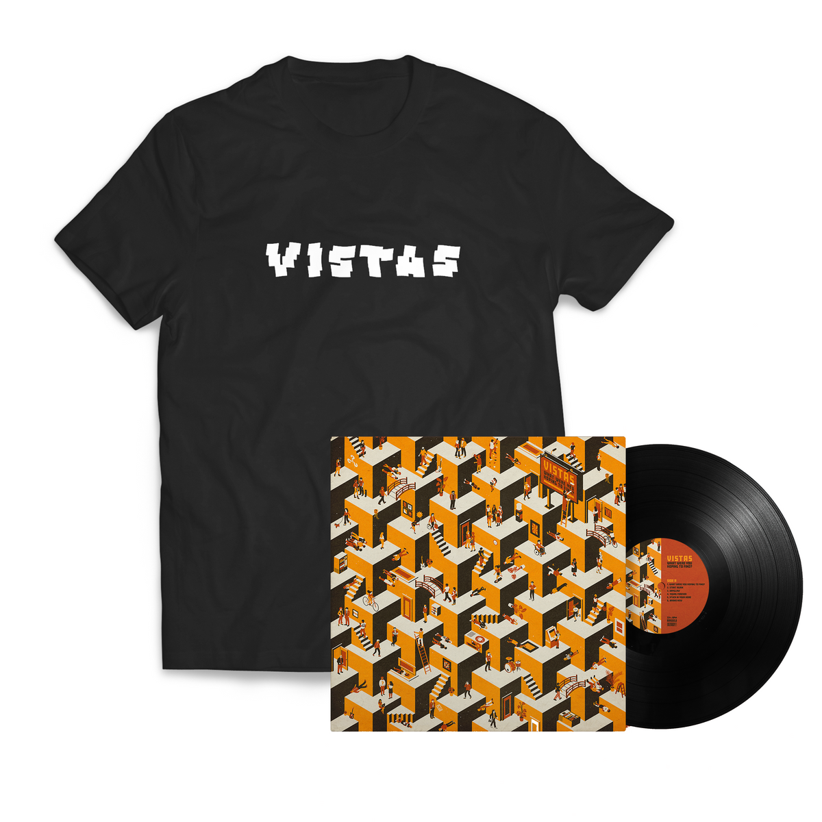 Vistas Tee + Vinyl Bundle (What Were You Hoping to Find?)