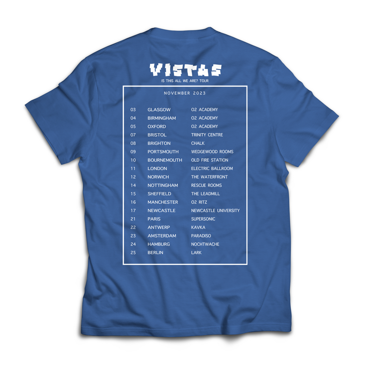 Is This All We Are? - Tour Tee (Navy)